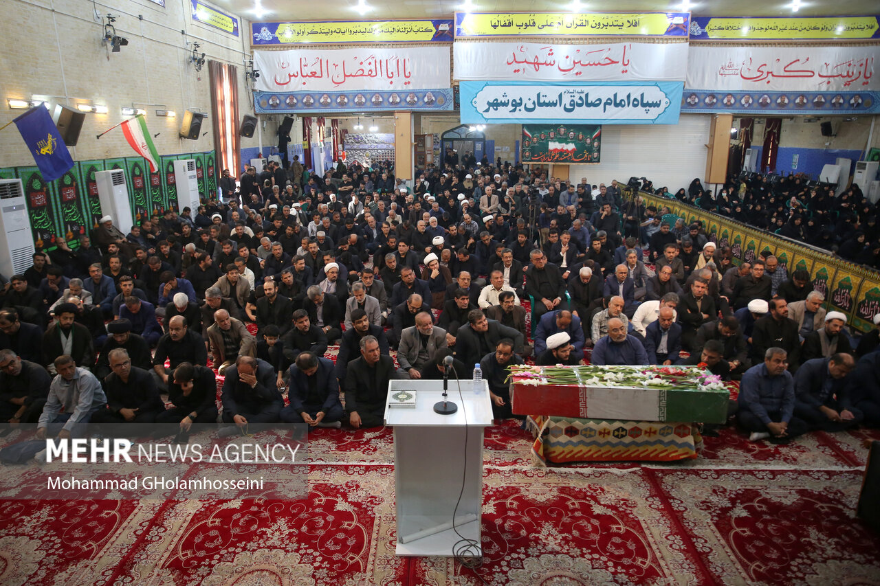 مراسم عزاداری شهادت حضرت زهرا (س) در بوشهر