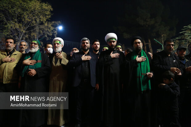 تشییع نمادین حضرت زهرا در ورامین برگزار شدد