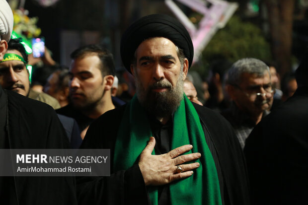 تشییع نمادین حضرت زهرا در ورامین برگزار شدد