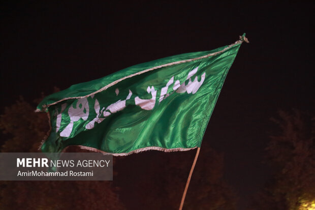 تشییع نمادین حضرت زهرا در ورامین برگزار شدد