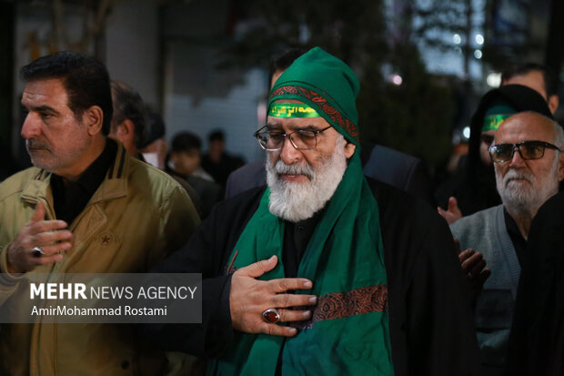 تشییع نمادین حضرت زهرا در ورامین برگزار شدد