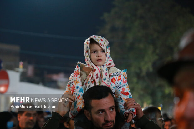 تشییع نمادین حضرت زهرا در ورامین برگزار شدد