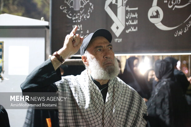 تشییع نمادین حضرت زهرا در ورامین برگزار شدد