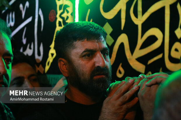 تشییع نمادین حضرت زهرا در ورامین برگزار شدد