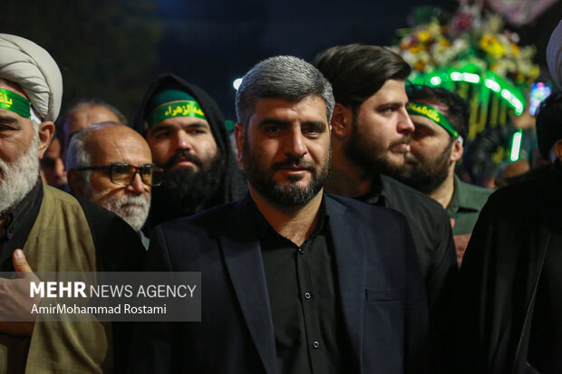 تشییع نمادین حضرت زهرا در ورامین برگزار شدد