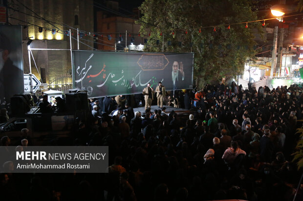 تشییع نمادین حضرت زهرا در ورامین برگزار شدد