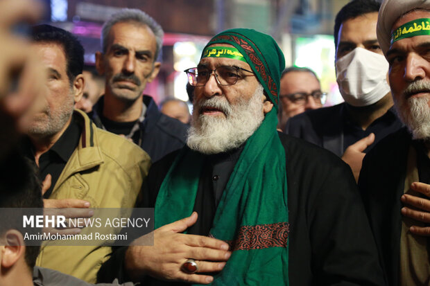 تشییع نمادین حضرت زهرا در ورامین برگزار شدد