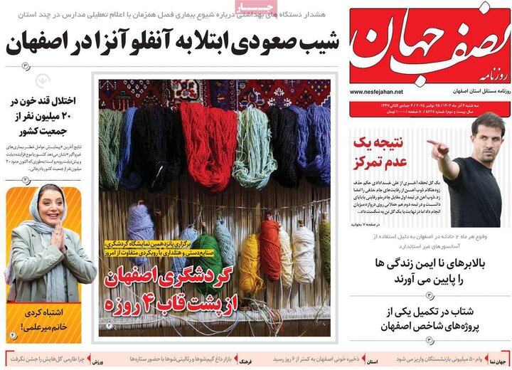 روزنامه های اصفهان