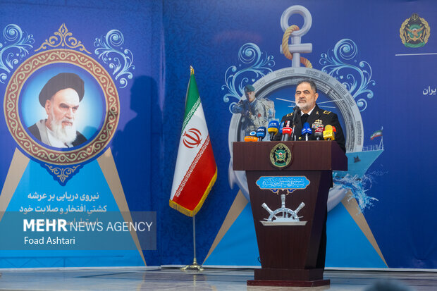 نشست خبری فرمانده نیروی دریایی ارتش