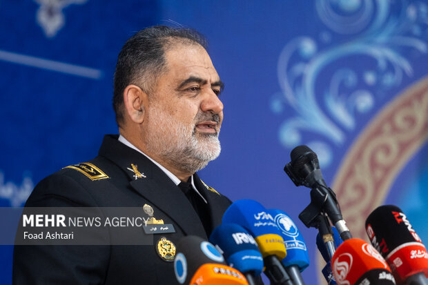 نشست خبری فرمانده نیروی دریایی ارتش