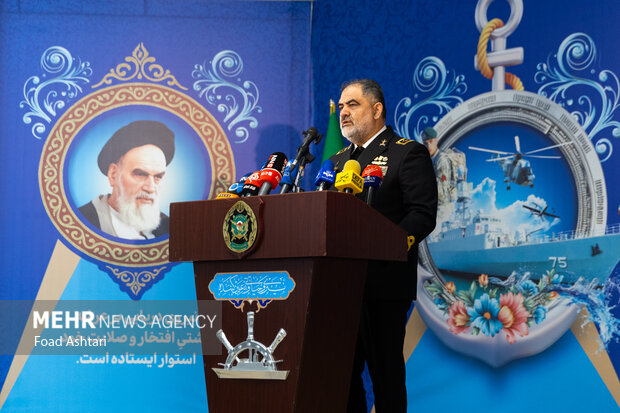 نشست خبری فرمانده نیروی دریایی ارتش