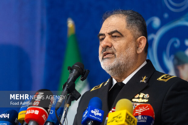 نشست خبری فرمانده نیروی دریایی ارتش