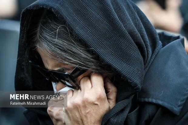 مراسم تشییع پیکر هادی مرزبان