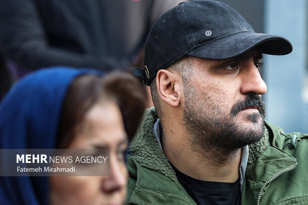 مراسم تشییع پیکر هادی مرزبان