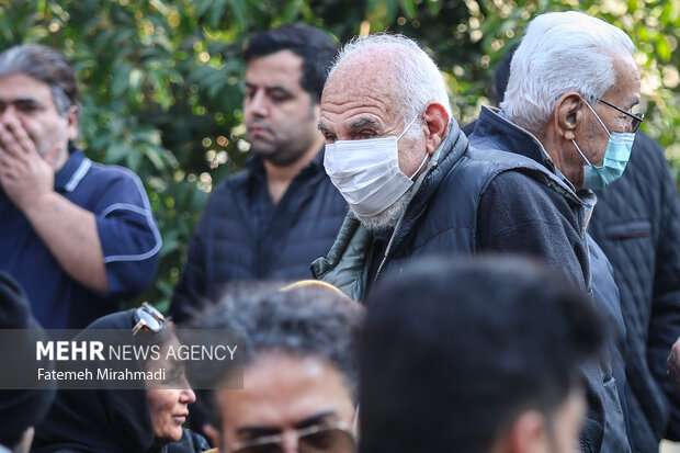 مراسم تشییع پیکر هادی مرزبان