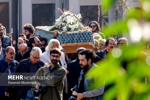 مراسم تشییع پیکر هادی مرزبان