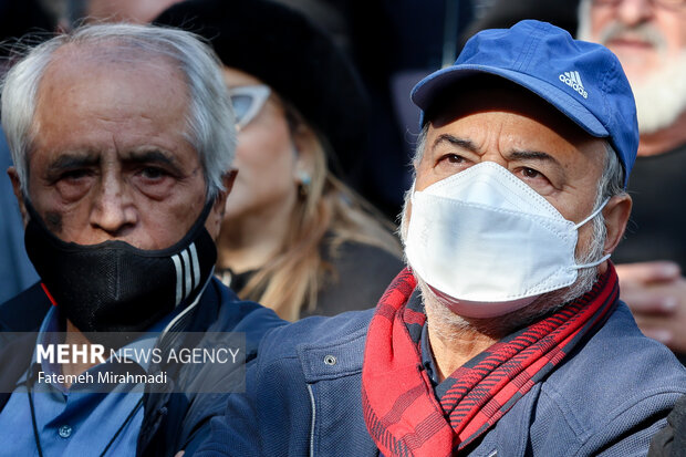 مراسم تشییع پیکر هادی مرزبان