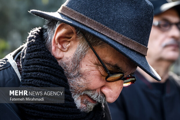 مراسم تشییع پیکر هادی مرزبان