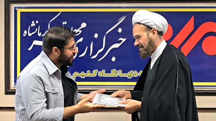 حضور حجت الاسلام جلیلیان در دفتر خبرگزاری مهر