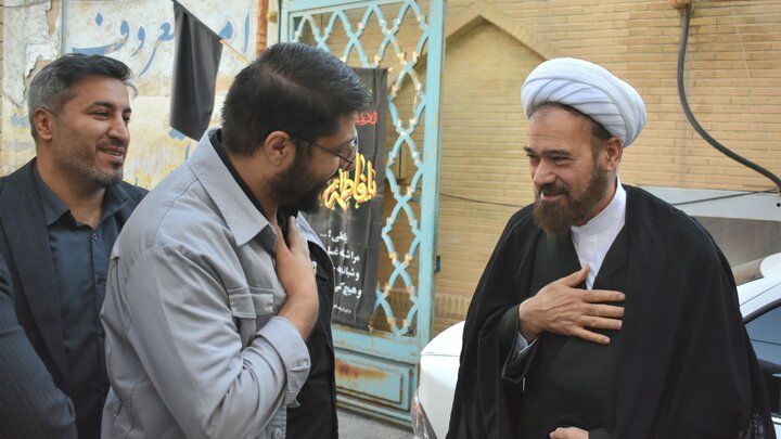 حضور حجت الاسلام جلیلیان در دفتر خبرگزاری مهر