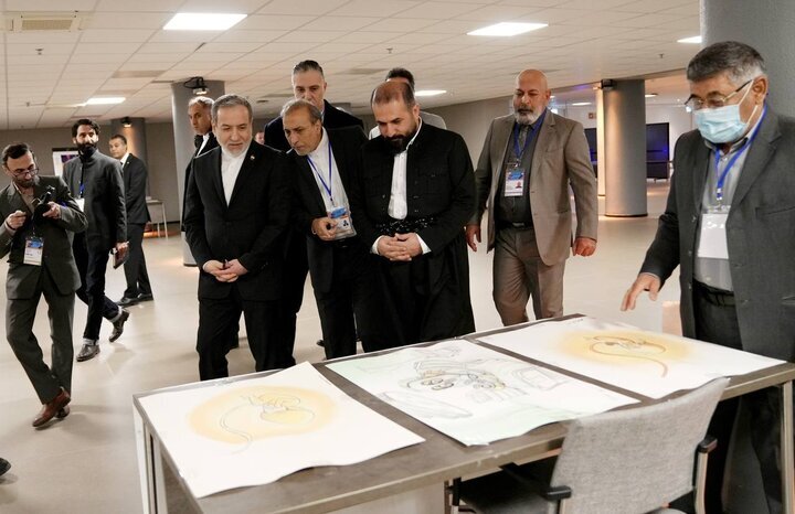 Iran’s FM Araghchi visits chemical weapons’ exhibition