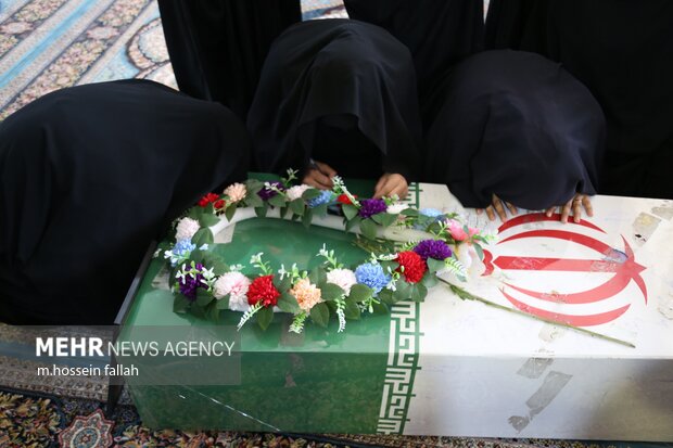 استقبال و تشییع شهید گمنام در ایرانشهر