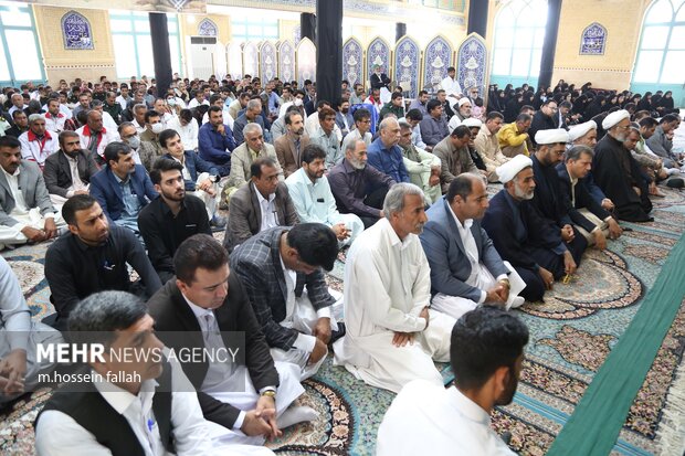 استقبال و تشییع شهید گمنام در ایرانشهر