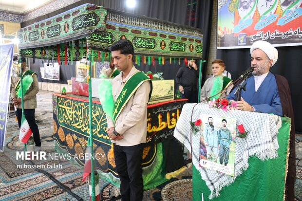 استقبال و تشییع شهید گمنام در ایرانشهر