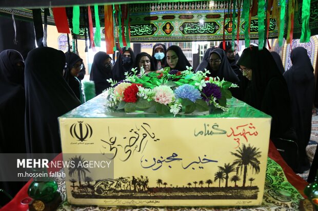 استقبال و تشییع شهید گمنام در ایرانشهر