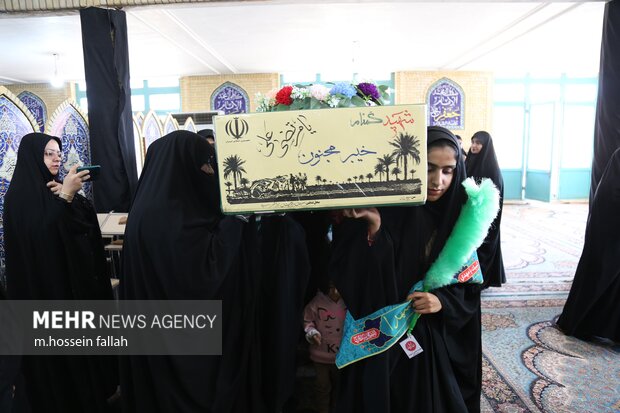 استقبال و تشییع شهید گمنام در ایرانشهر