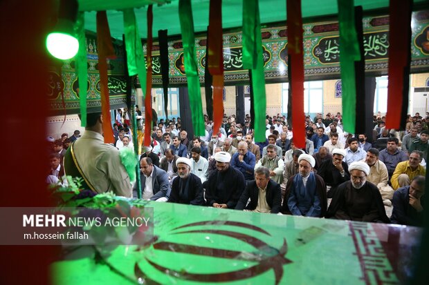 استقبال و تشییع شهید گمنام در ایرانشهر