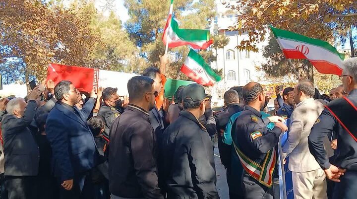 روایتی از تشییع باشکوه پیکر مطهر شهید گمنام در مشهد