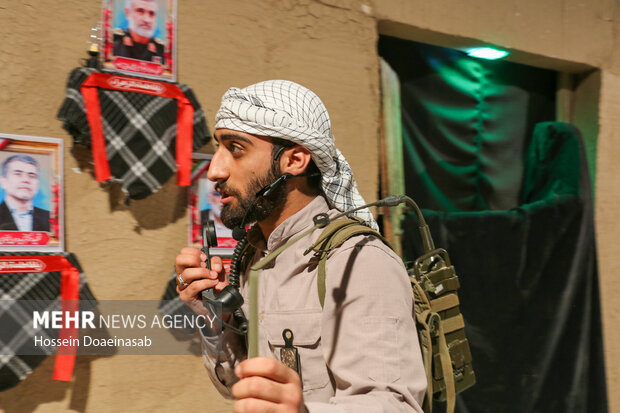 تشییع پیکر شهید گمنام در هشتبندی