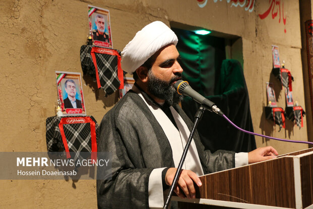 تشییع پیکر شهید گمنام در هشتبندی