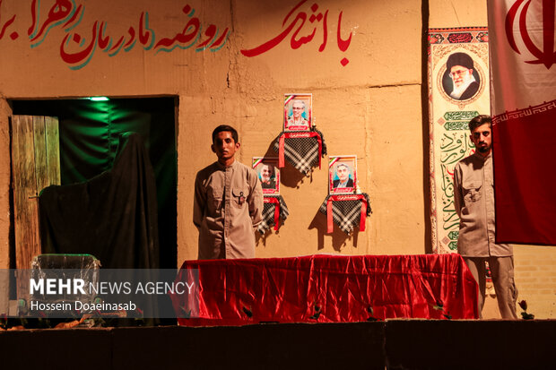 تشییع پیکر شهید گمنام در هشتبندی