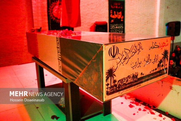 تشییع پیکر شهید گمنام در هشتبندی