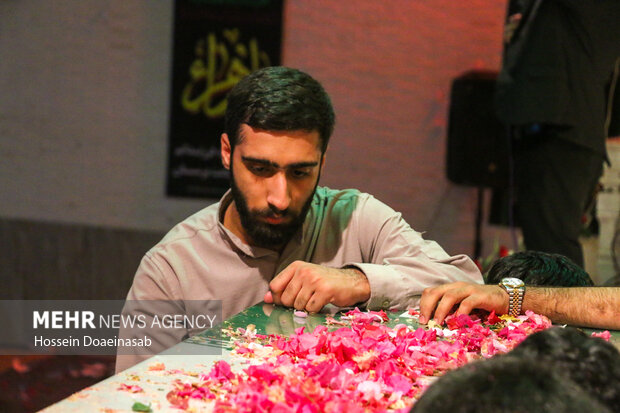 تشییع پیکر شهید گمنام در هشتبندی