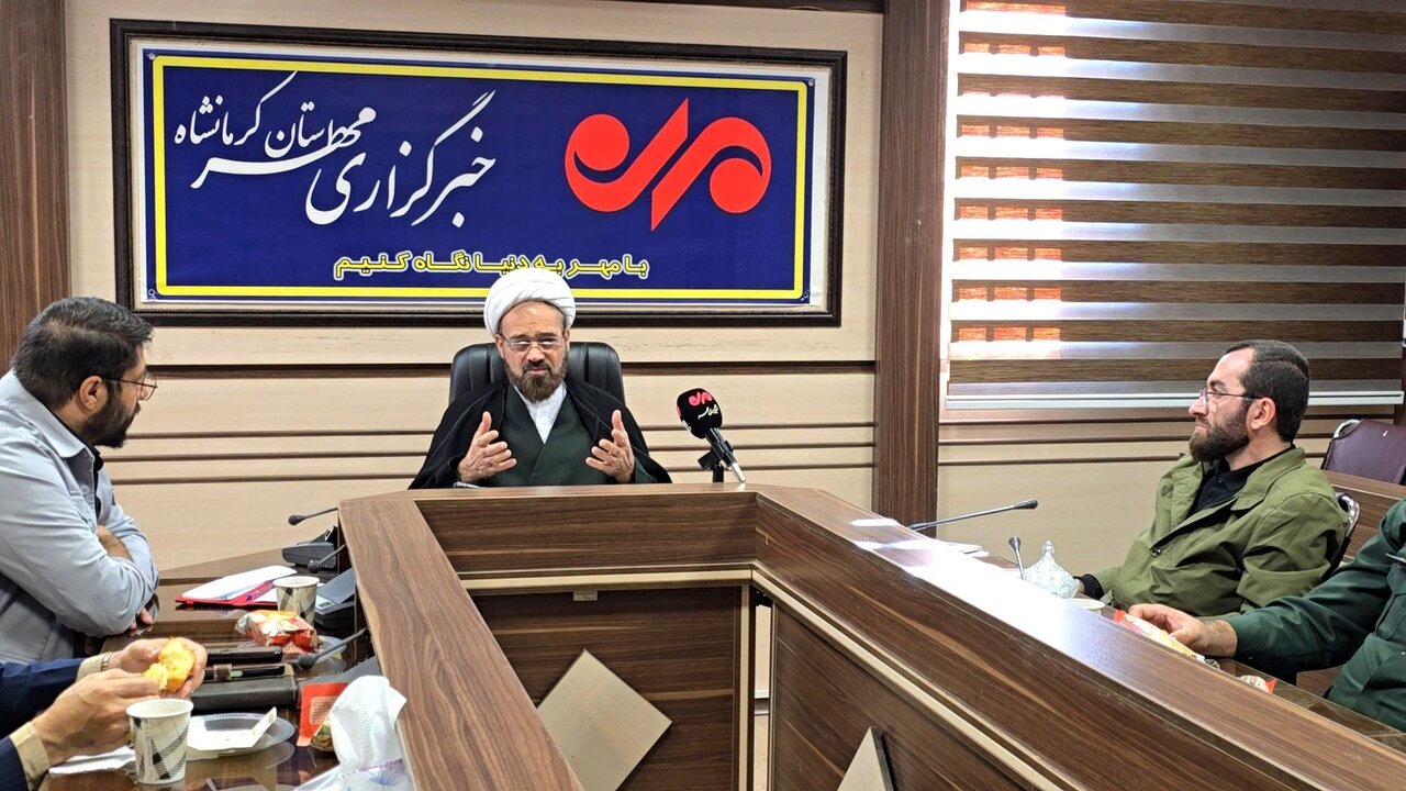 حضور حجت الاسلام جلیلیان در دفتر خبرگزاری مهر