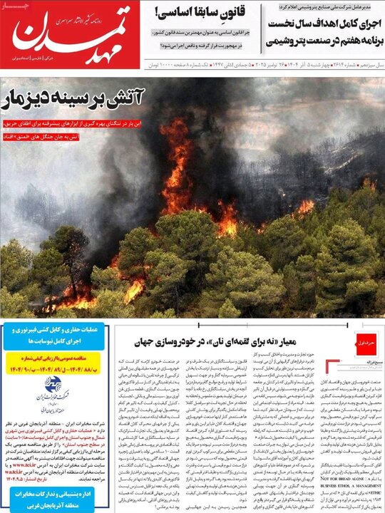 روزنامه های آذربایجان‌شرقی