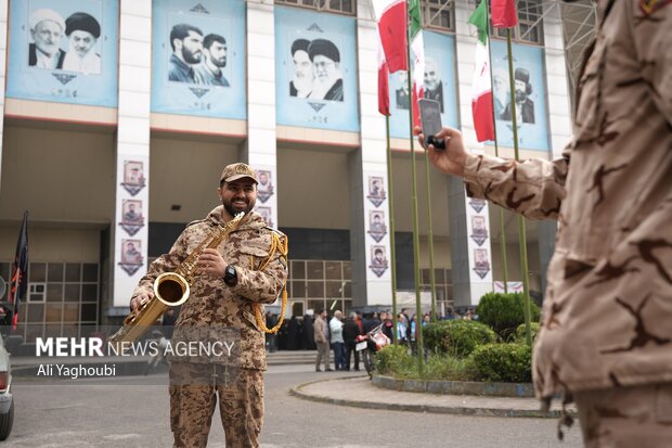 اجتماع بزرگ بسیجیان در رشت