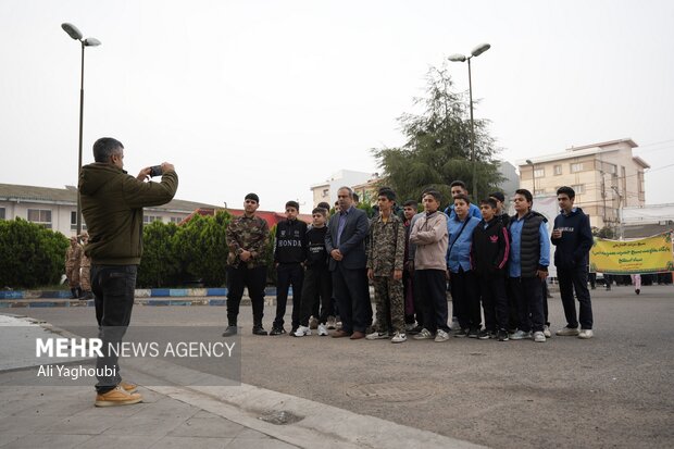 اجتماع بزرگ بسیجیان در رشت