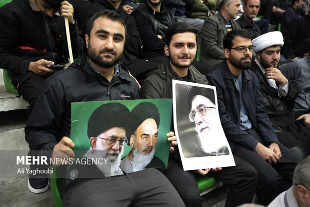 اجتماع بزرگ بسیجیان در رشت