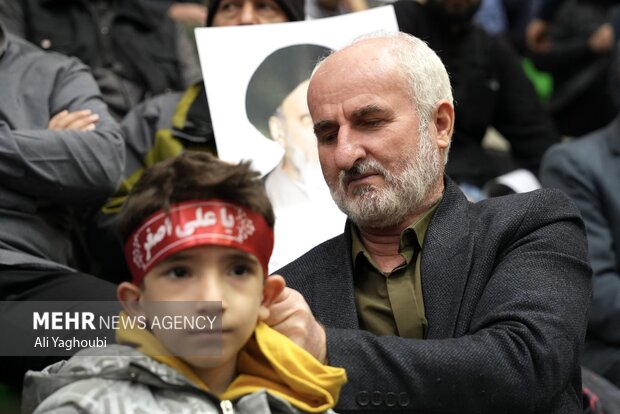 اجتماع بزرگ بسیجیان در رشت