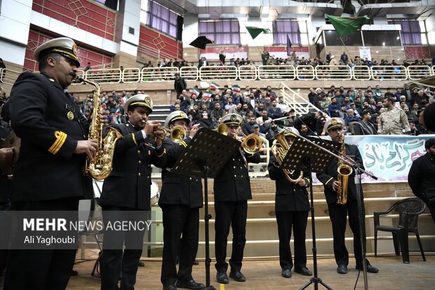 اجتماع بزرگ بسیجیان در رشت