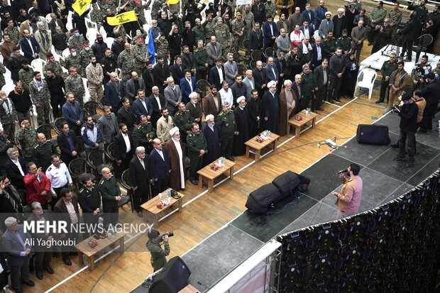 اجتماع بزرگ بسیجیان در رشت