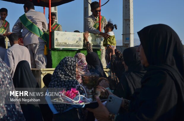 تشییع شهید گمنام در محلات رودان