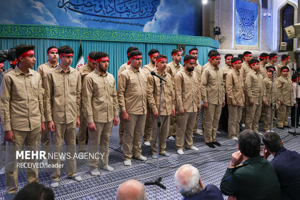 مراسم روز بسیج در حسینیه امام خمینی(ره)