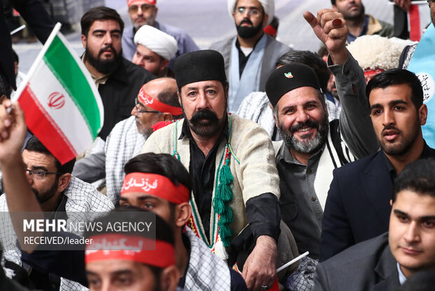 مراسم روز بسیج در حسینیه امام خمینی(ره)