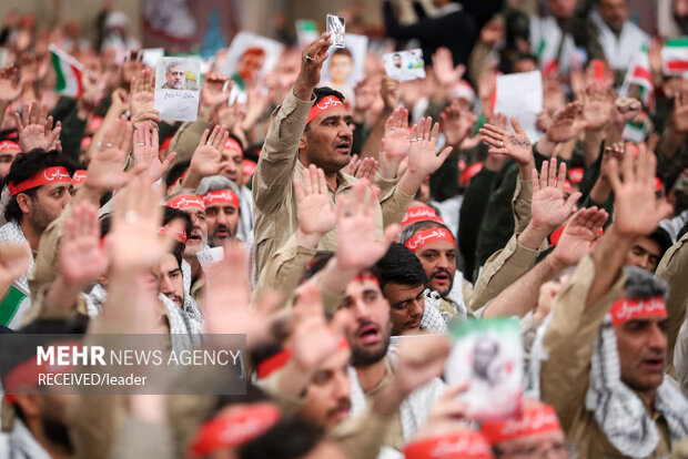 مراسم روز بسیج در حسینیه امام خمینی(ره)