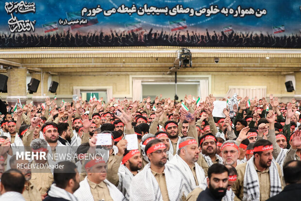 مراسم روز بسیج در حسینیه امام خمینی(ره)